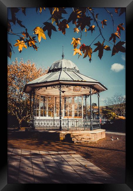 Dartmouth Bandstand. Framed Print by Maggie McCall