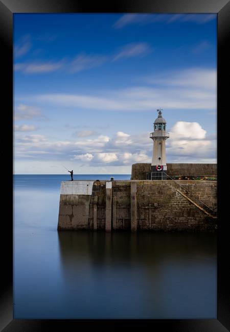 Mevagissey Lighthouse Framed Print by Maggie McCall
