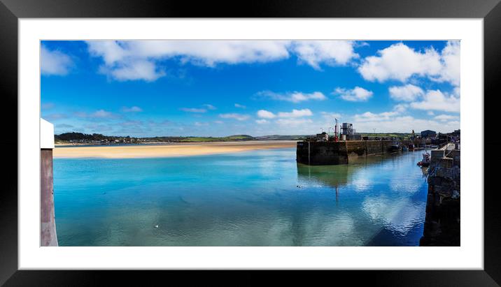 Padstow Sands. Framed Mounted Print by Maggie McCall