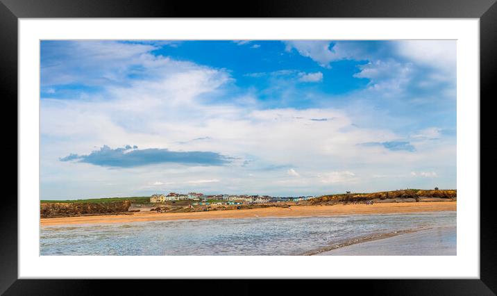 Bude from Crooklets Beach Framed Mounted Print by Maggie McCall