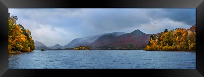 Derwent water, Lake District Cumbria, UK Framed Print by Maggie McCall