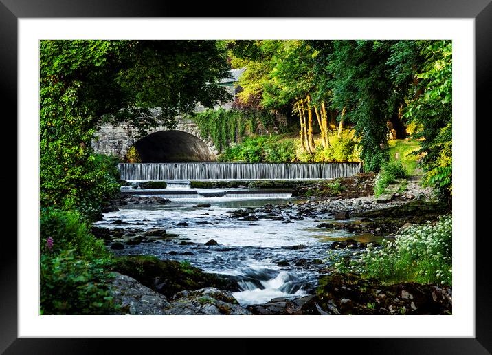 Tavy River, Tavistock, Devon. Framed Mounted Print by Maggie McCall