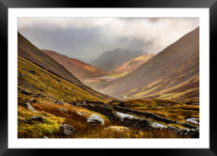 Kirkstone Pass Framed Mounted Print by Maggie McCall