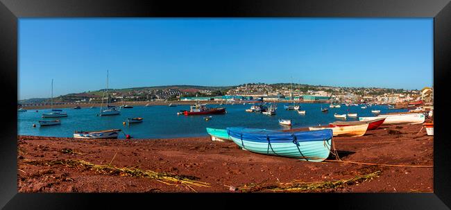 Teignmouth Harbour Framed Print by Maggie McCall