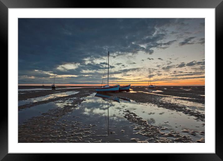 SUNSET( After the storm) Framed Mounted Print by raymond mcbride