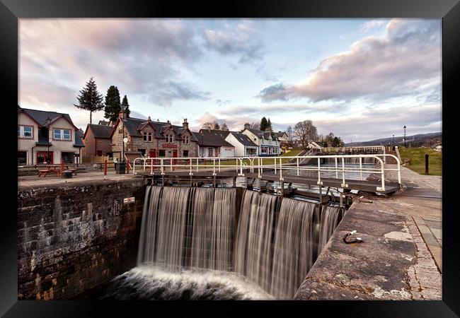 Caledonia Canal (Fort Augustus Scotland) Framed Print by raymond mcbride