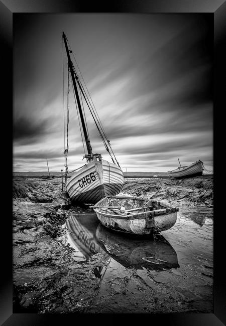  "Sheldrakes Lower Heswall" Framed Print by raymond mcbride