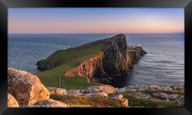 Neist Point Isle of Skye Framed Print by Robert Murray