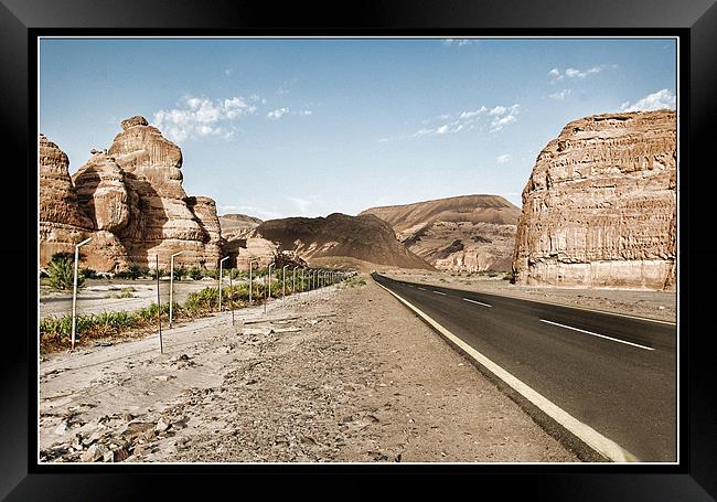 The Road Framed Print by Art Magdaluyo