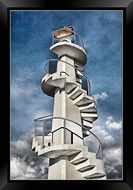 Lighthouse Framed Print by Art Magdaluyo