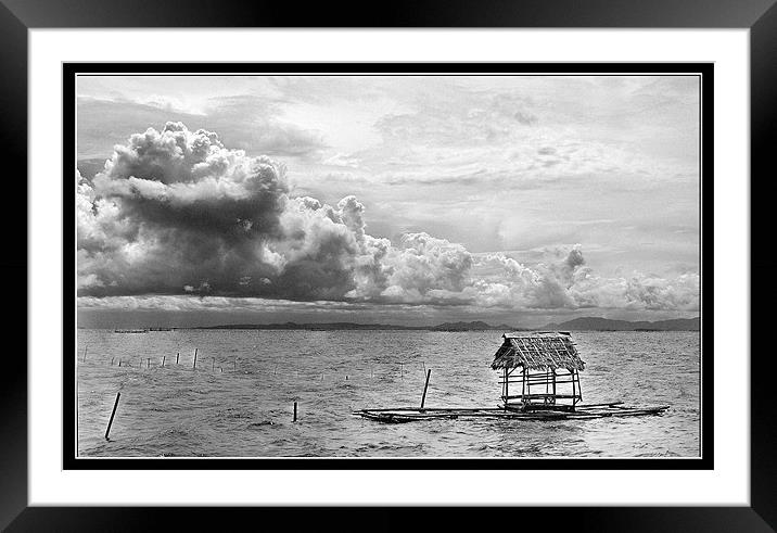 Stormy Day Framed Mounted Print by Art Magdaluyo