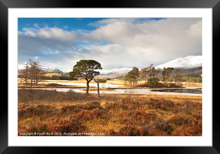 Colours of Winter Framed Mounted Print by Kevin Beck