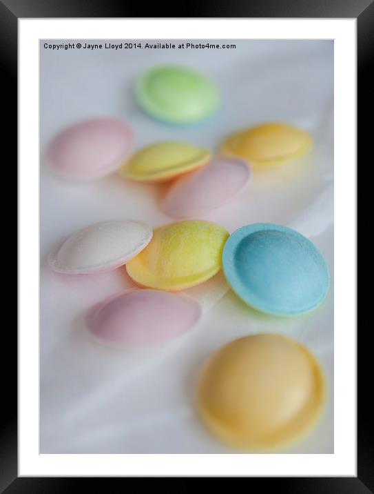 Flying Saucers Framed Mounted Print by J Lloyd