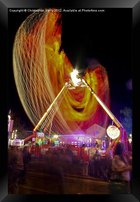 Swinging time Framed Print by Christopher Kelly