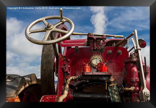 Steam up Framed Print by Christopher Kelly