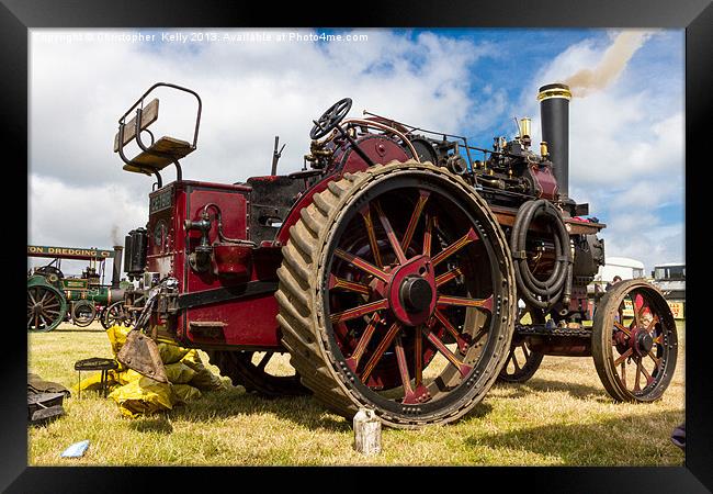 Classic Traction engine Framed Print by Christopher Kelly
