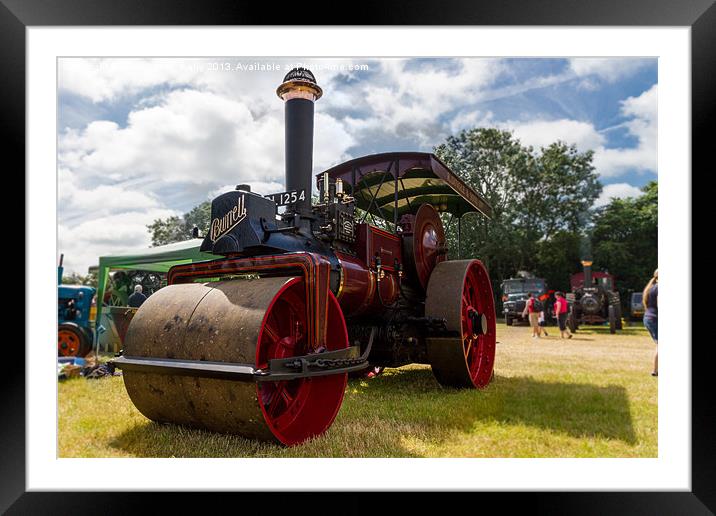 Steam Roller Framed Mounted Print by Christopher Kelly