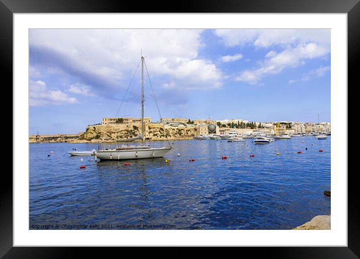 Grand harbour  Framed Mounted Print by Christopher Kelly