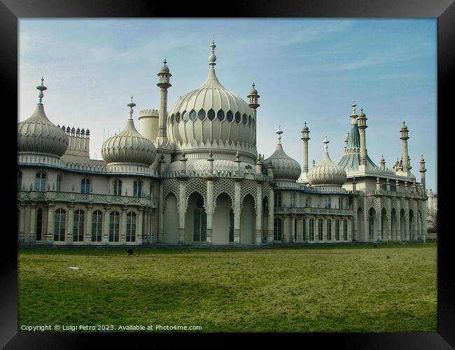 Brighton: Royal Pavilion in Brighton, United Kingd Framed Print by Luigi Petro