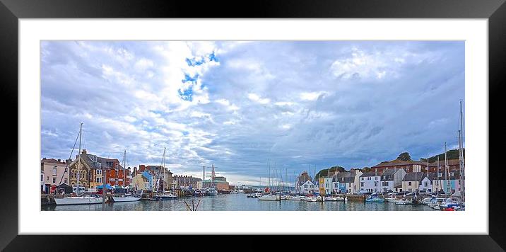 Weymouth Harbour  Framed Mounted Print by Sue Bottomley