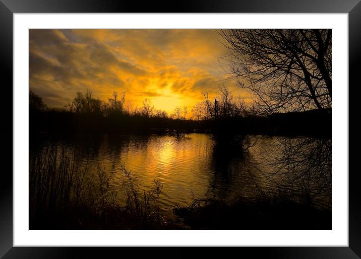 Early Morning Sunrise                             Framed Mounted Print by Sue Bottomley