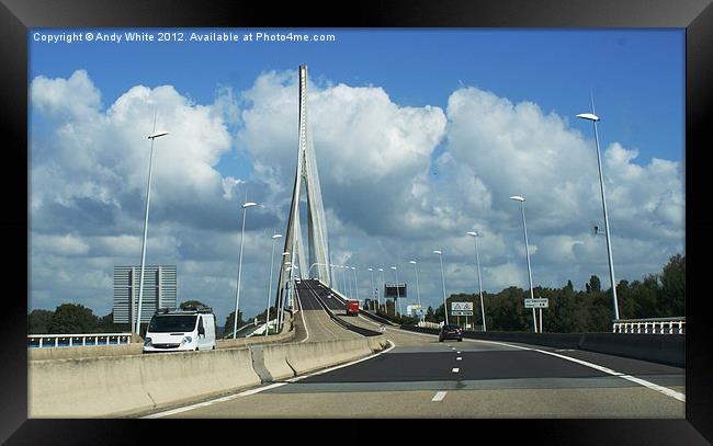 Pont De Normandie Framed Print by Andy White