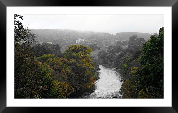 Barden Tower Framed Mounted Print by Andy White