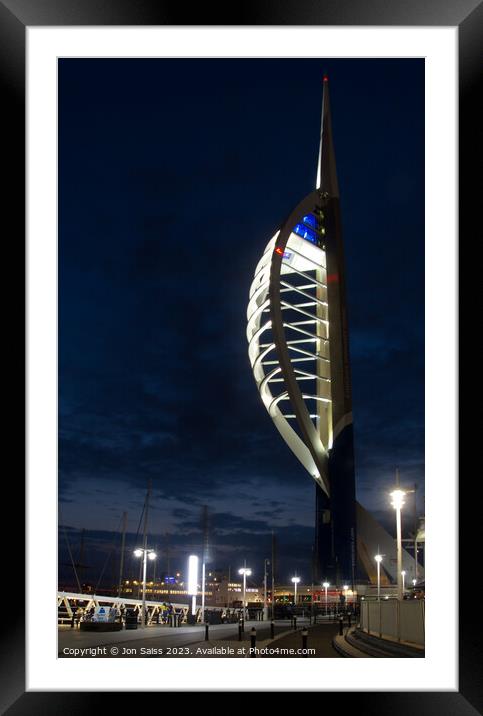 Spinnaker Framed Mounted Print by Jon Saiss