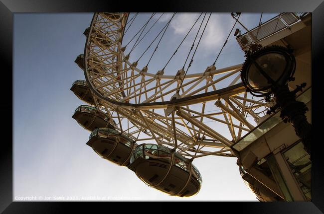 London Eye Framed Print by Jon Saiss