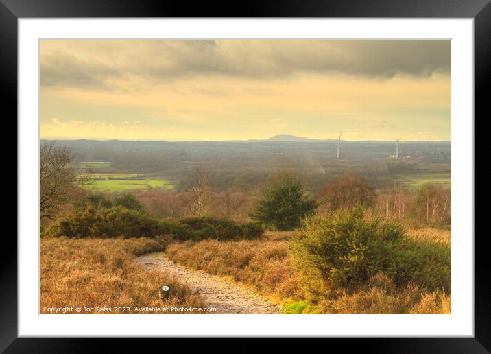Wrekin View Framed Mounted Print by Jon Saiss