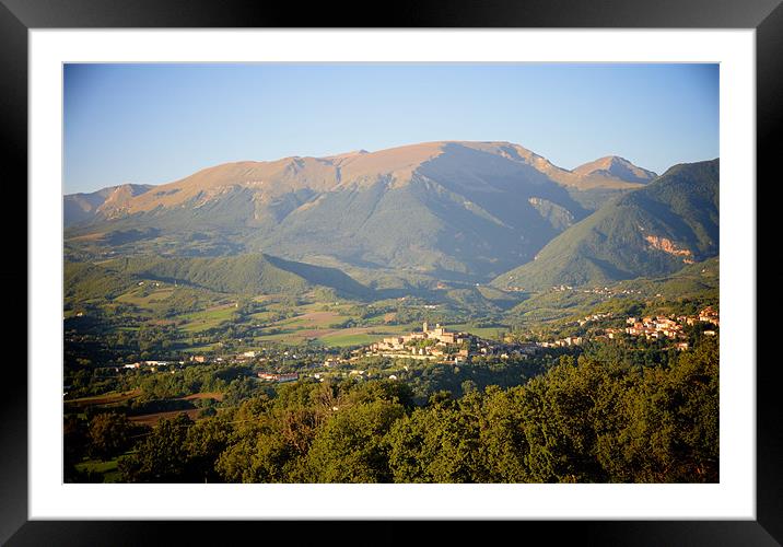 Sibillini National Park Framed Mounted Print by Roger Cruickshank