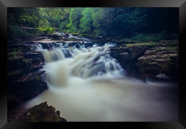 Watersmeet Framed Print by Junwei Chu