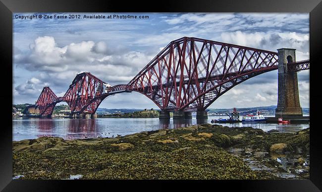 Forth Bridge Scotland Framed Print by Zoe Ferrie