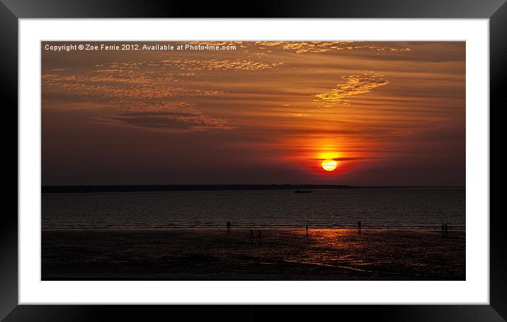 Sunset at Mindil Beach Framed Mounted Print by Zoe Ferrie