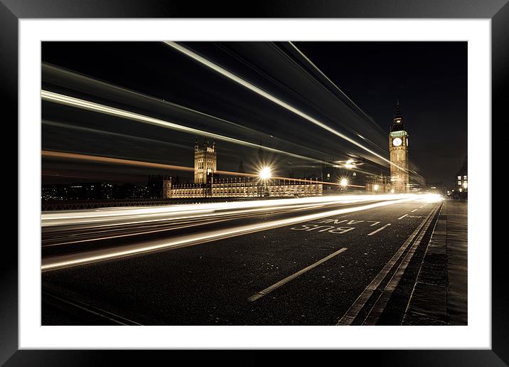 Houses of Parliament Framed Mounted Print by David Smith