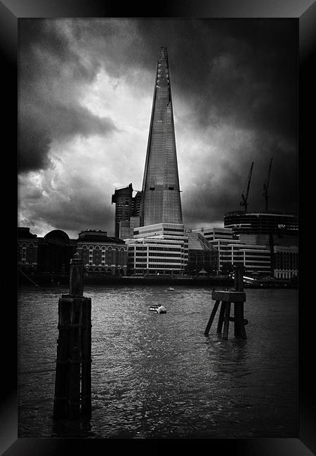 The shard Framed Print by David Smith