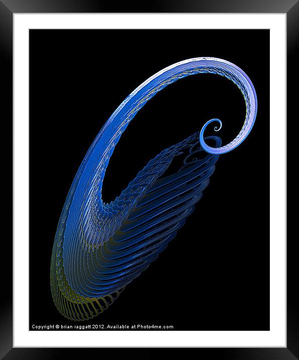 Curvature Framed Mounted Print by Brian  Raggatt