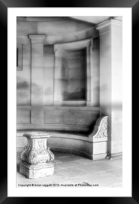 Temple Archway Framed Mounted Print by Brian  Raggatt