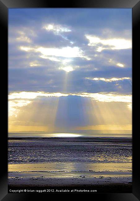 Swansea Bay Sunrise 6 Framed Print by Brian  Raggatt