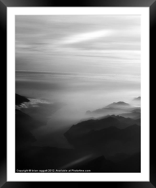 Amy hit the Atmosphere Framed Mounted Print by Brian  Raggatt