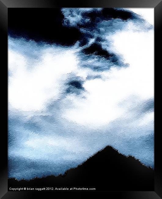 Angry Skies Framed Print by Brian  Raggatt