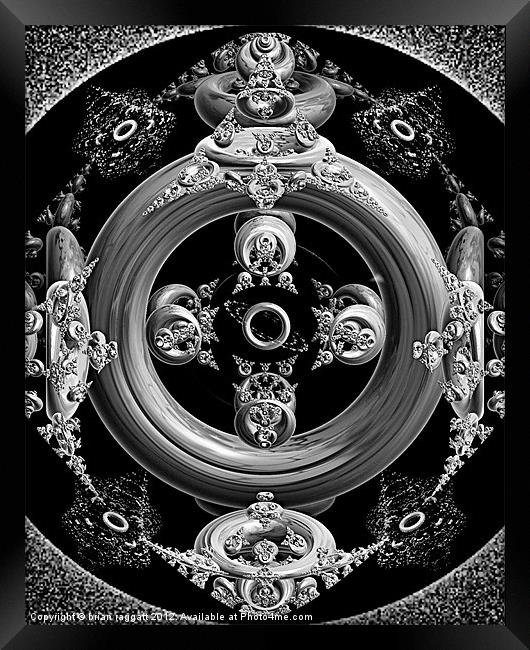 Circle of LifeBW Framed Print by Brian  Raggatt