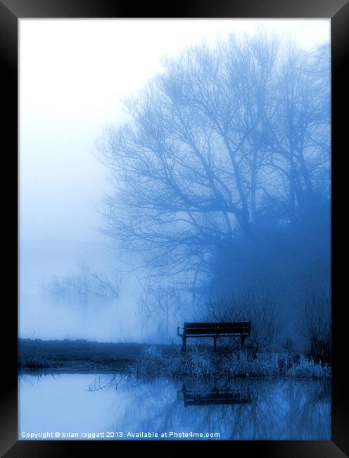 Seat with no view Framed Print by Brian  Raggatt