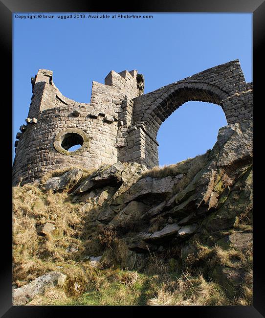 Castle Colour Framed Print by Brian  Raggatt