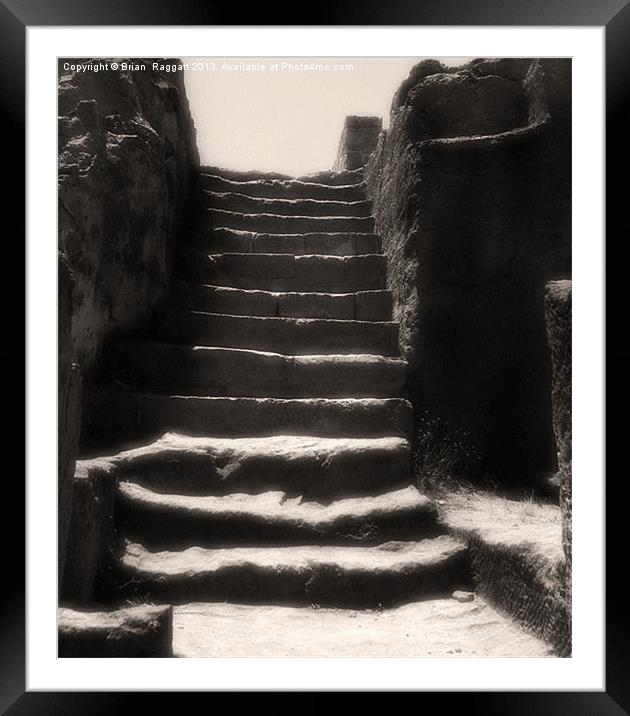 Steps to the sun Framed Mounted Print by Brian  Raggatt