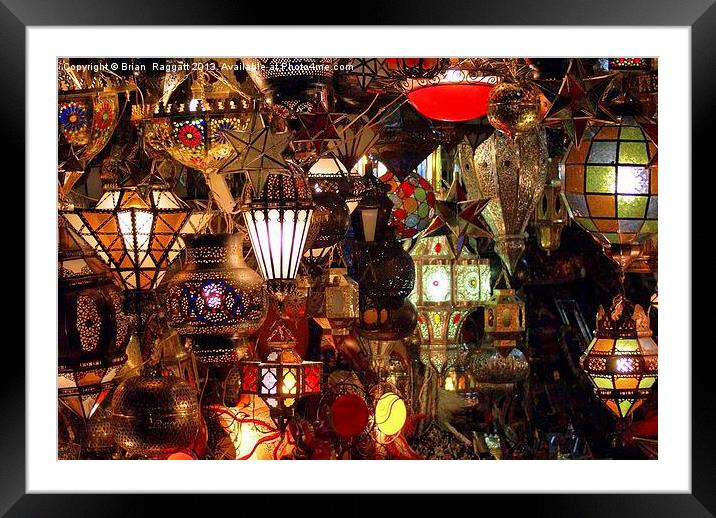 The light Shop Marrakesh Framed Mounted Print by Brian  Raggatt
