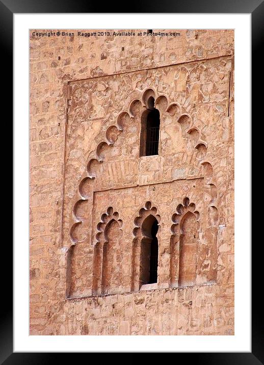 Marrakesh Windows Framed Mounted Print by Brian  Raggatt