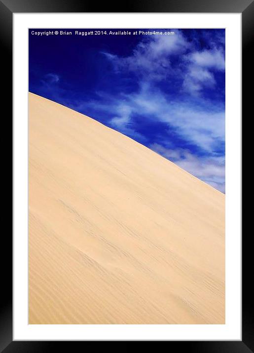 Desert Skies Framed Mounted Print by Brian  Raggatt