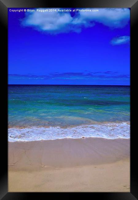 Blue Horizons Framed Print by Brian  Raggatt