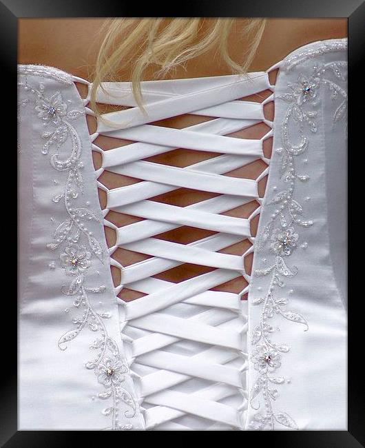 The Wedding Dress Framed Print by Brian  Raggatt